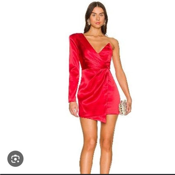 NBD one shoulder suit mini dress - Picture 2 of 7